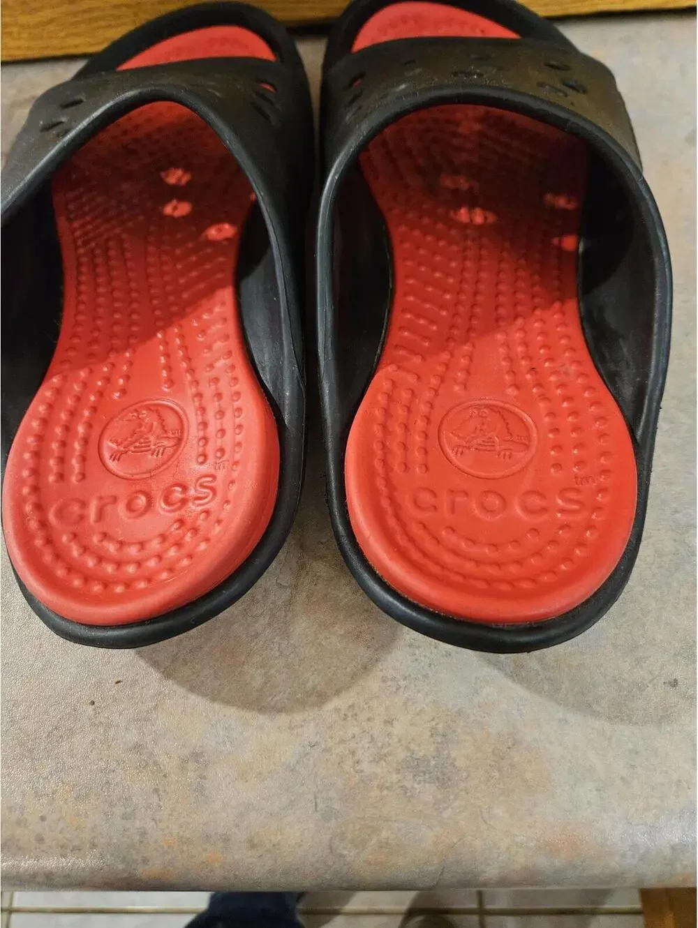 Mens Crocs Scutes Slides